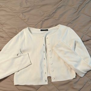 Brandy Melville white cardigan never worn